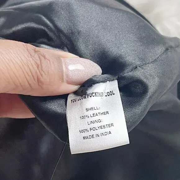LPA‎ Nina Women's Leather Shorts in Black Size XS